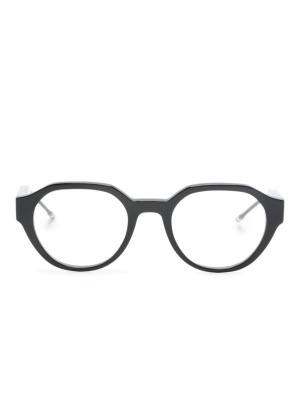 

Round-frame clear glasses, Thom Browne Eyewear Round-frame clear glasses