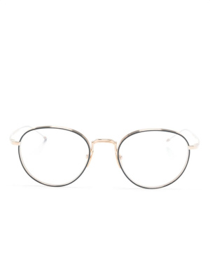 

Round-frame clear glasses, Thom Browne Eyewear Round-frame clear glasses