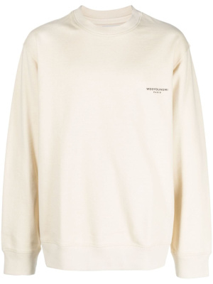 

Logo-patch cotton sweatshirt, Wooyoungmi Logo-patch cotton sweatshirt