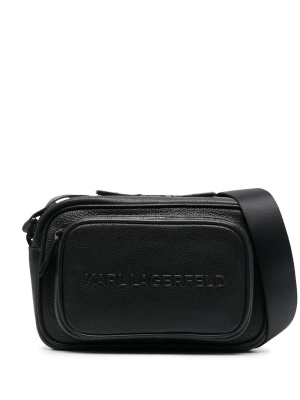 

K/Shade leather messenger bag, Karl Lagerfeld K/Shade leather messenger bag