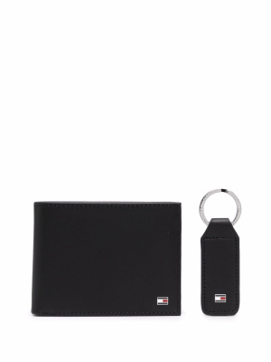 

Leather wallet and key fob gift set, Tommy Hilfiger Leather wallet and key fob gift set