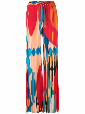 

Abstract-print wide-leg trousers, ETRO Abstract-print wide-leg trousers