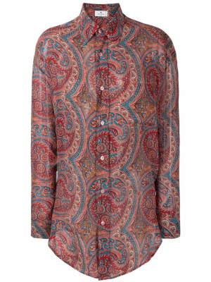 

Paisley-print silk shirt, ETRO Paisley-print silk shirt