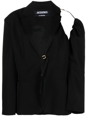 

Galliga cut-out virgin wool blazer, Jacquemus Galliga cut-out virgin wool blazer