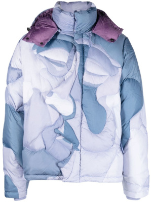 

Kissing quilted padded jacket, KidSuper Kissing quilted padded jacket