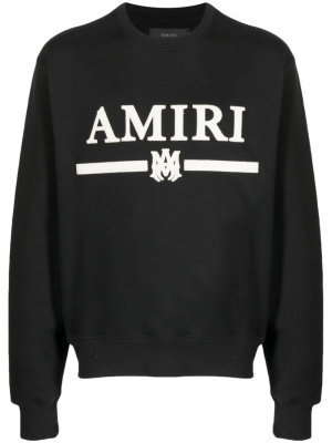 

Logo-appliqué cotton sweatshirt, AMIRI Logo-appliqué cotton sweatshirt