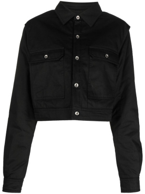 

Cut-out cropped jacket, Rick Owens DRKSHDW Cut-out cropped jacket