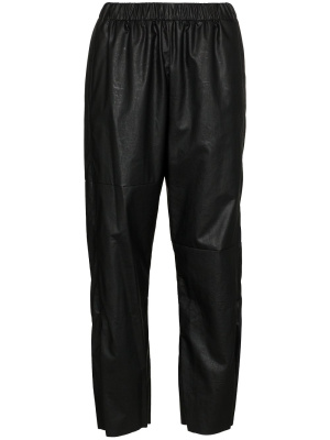 

Faux leather track pants, MM6 Maison Margiela Faux leather track pants