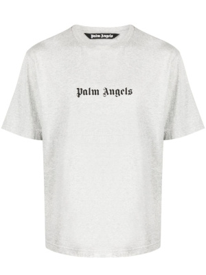 

Logo-embroidered cotton T-shirt, Palm Angels Logo-embroidered cotton T-shirt