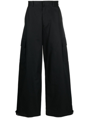 

Wide-leg cotton trousers, Off-White Wide-leg cotton trousers
