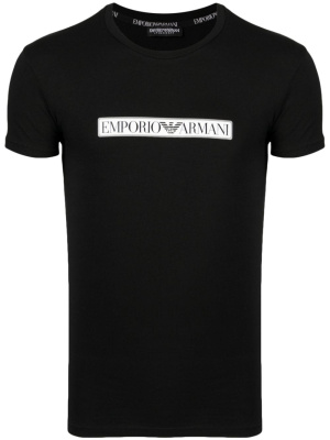 

Logo-print cotton T-shirt, Emporio Armani Logo-print cotton T-shirt
