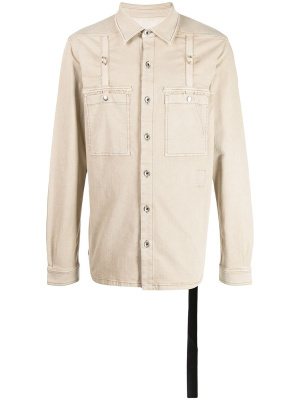 

Long-sleeve shirt jacket, Rick Owens DRKSHDW Long-sleeve shirt jacket