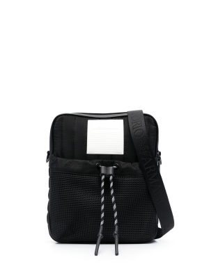 

Logo-patch messenger bag, Emporio Armani Logo-patch messenger bag