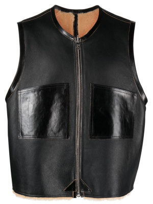 

Shearling reversible gilet, OUR LEGACY Shearling reversible gilet