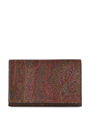 

Paisley-print card holder, ETRO Paisley-print card holder