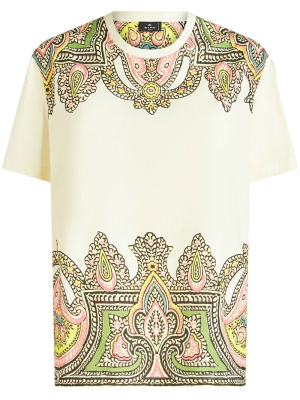 

Paisley-print crew-neck T-shirt, ETRO Paisley-print crew-neck T-shirt