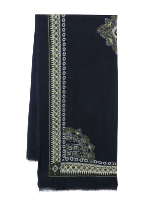 

Paisley-print cashmere scarf, ETRO Paisley-print cashmere scarf