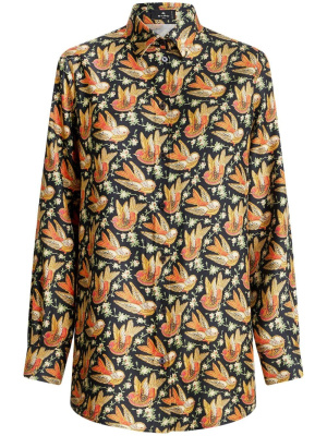 

Graphic-print button-up shirt, ETRO Graphic-print button-up shirt