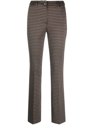 

Geometric-pattern flared trousers, LIU JO Geometric-pattern flared trousers