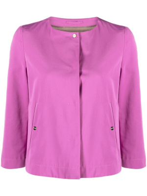 

Collarless cropped-sleeve jacket, Herno Collarless cropped-sleeve jacket