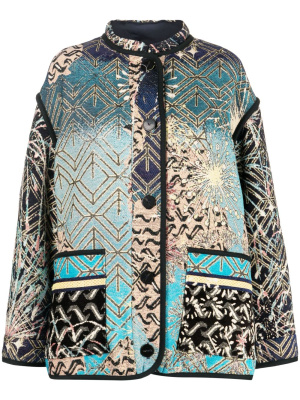 

Abstract-print jacket, Forte Forte Abstract-print jacket
