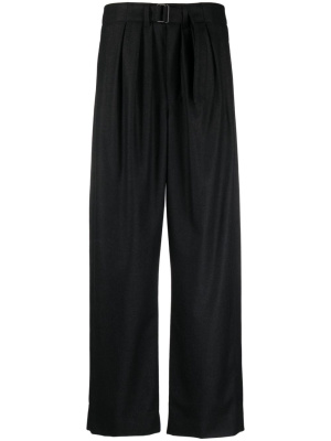 

Belted pleated cashmere-blend trousers, Lemaire Belted pleated cashmere-blend trousers