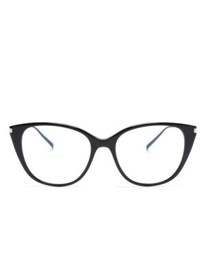 

Cat-eye frame clear-lenses glasses, Saint Laurent Eyewear Cat-eye frame clear-lenses glasses