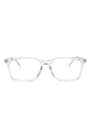 

Logo-engraved square-frame glasses, Saint Laurent Eyewear Logo-engraved square-frame glasses