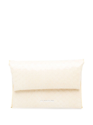 

Logo-stamp leather purse, Jil Sander Logo-stamp leather purse
