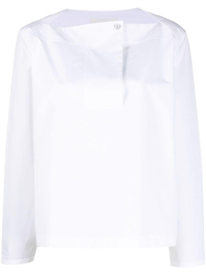 

Long-sleeved cotton blouse, Jil Sander Long-sleeved cotton blouse