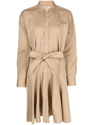 

Long-sleeve cotton shirtdress, Polo Ralph Lauren Long-sleeve cotton shirtdress