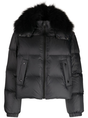

Hooded padded jacket, Yves Salomon Hooded padded jacket