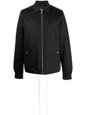 

Pointed-collar zip-up windbreaker, Rick Owens Pointed-collar zip-up windbreaker