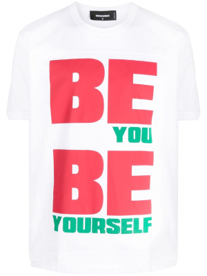 

Logo-print cotton T-shirt, Dsquared2 Logo-print cotton T-shirt