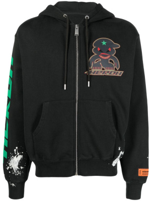 

Monster cotton zip-up hoodie, Heron Preston Monster cotton zip-up hoodie