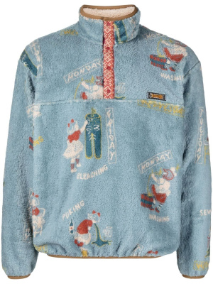 

Kountry Calendar fleece pullover, Kapital Kountry Calendar fleece pullover