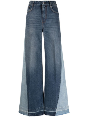 

Double-tone wide-leg jeans, Stella McCartney Double-tone wide-leg jeans