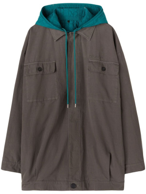 

Bounce colour-block hooded jacket, Off-White Bounce colour-block hooded jacket