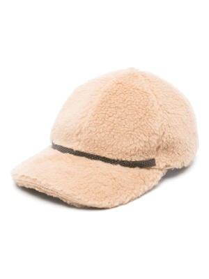 

Shearling cap, Brunello Cucinelli Shearling cap