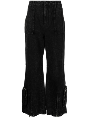 

Wide-leg cotton jeans, Juun.J Wide-leg cotton jeans