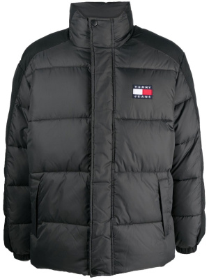 

Logo patch quilted jacket, Tommy Jeans Logo patch quilted jacket