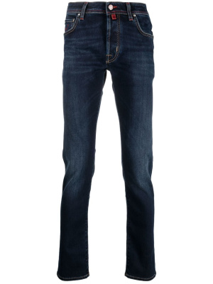 

Logo-patch straight-leg jeans, Jacob Cohën Logo-patch straight-leg jeans