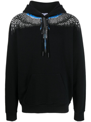 

Grizzly Wings-print hoodie, Marcelo Burlon County of Milan Grizzly Wings-print hoodie