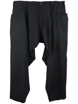 

Drop-crotch wool trousers, Yohji Yamamoto Drop-crotch wool trousers