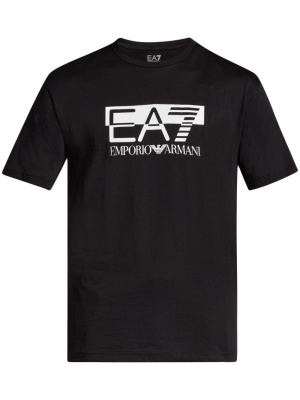 

Logo-print cotton T-shirt, Ea7 Emporio Armani Logo-print cotton T-shirt