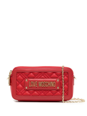 

Sling Rode quilted clutch bag, Love Moschino Sling Rode quilted clutch bag