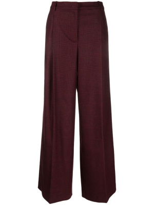 

Checked flannel palazzo trousers, PINKO Checked flannel palazzo trousers