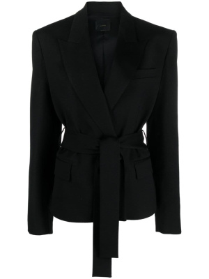 

Peak-lapel belted blazer, PINKO Peak-lapel belted blazer