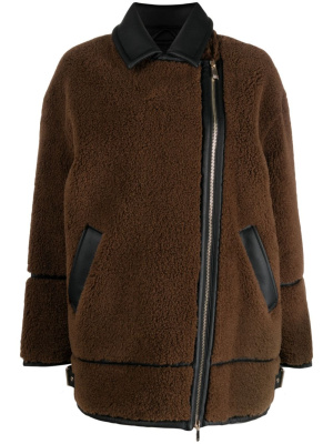 

Faux-shearling jacket, PINKO Faux-shearling jacket