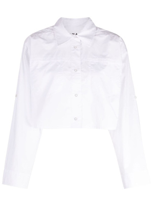 

Logo-embroidered cotton shirt, REMAIN Logo-embroidered cotton shirt
